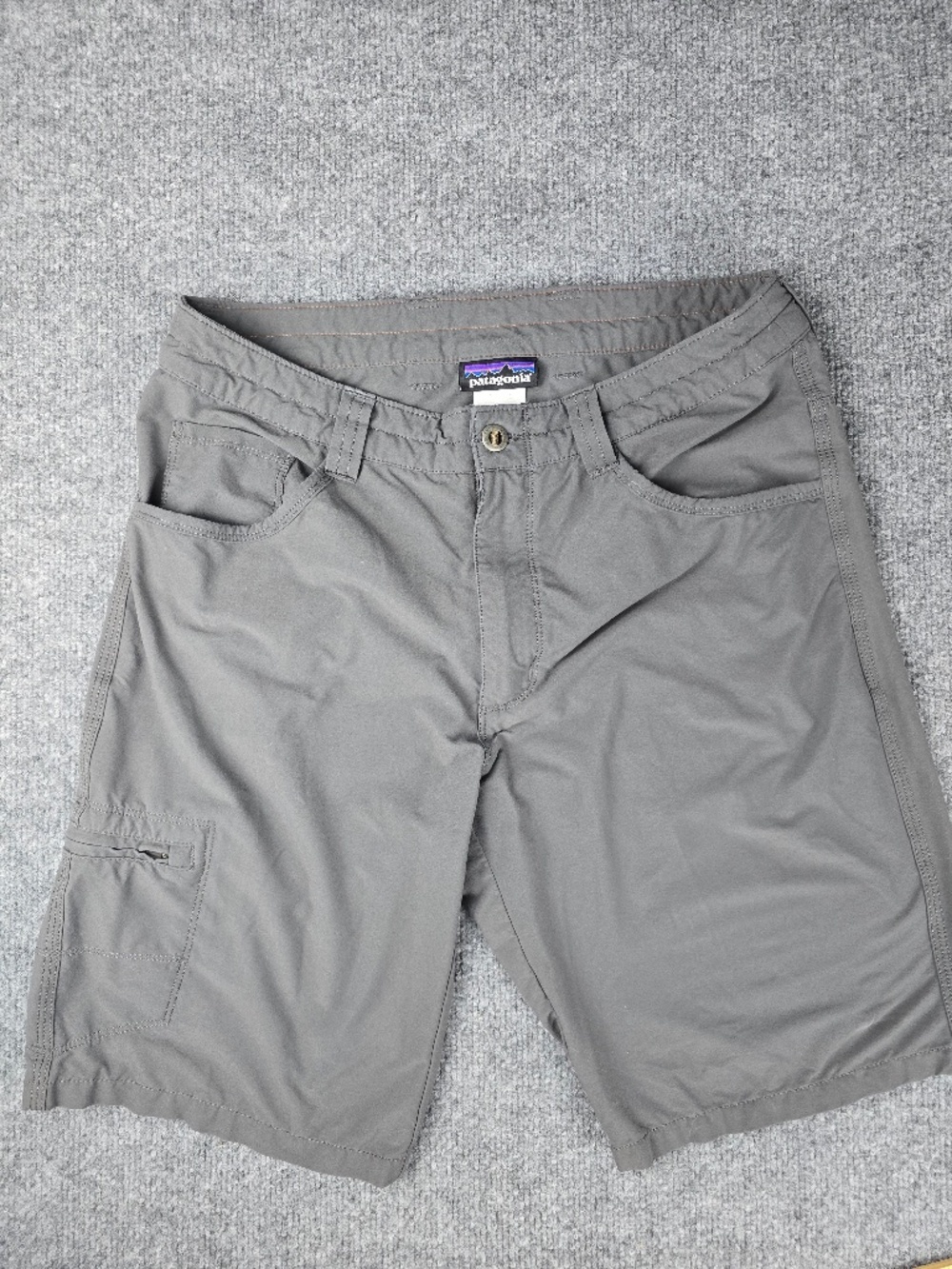 Patagonia Men's Quandary Shorts 10" Inseam Forge Grey Size 32